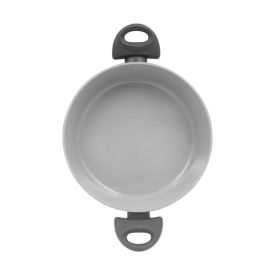 Wok com Tampa de Vidro Malibu Casa 2,3 Litros - Preto