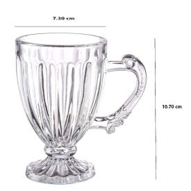Xicara Chá Coffee Time Em Cristal Ecológico 190Ml