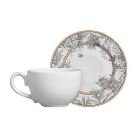 Xícara de Chá com Pires Alleanza 200Ml - Garden