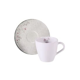 Xícara De Chá Com Pires Floralis Tramontina - 200ml