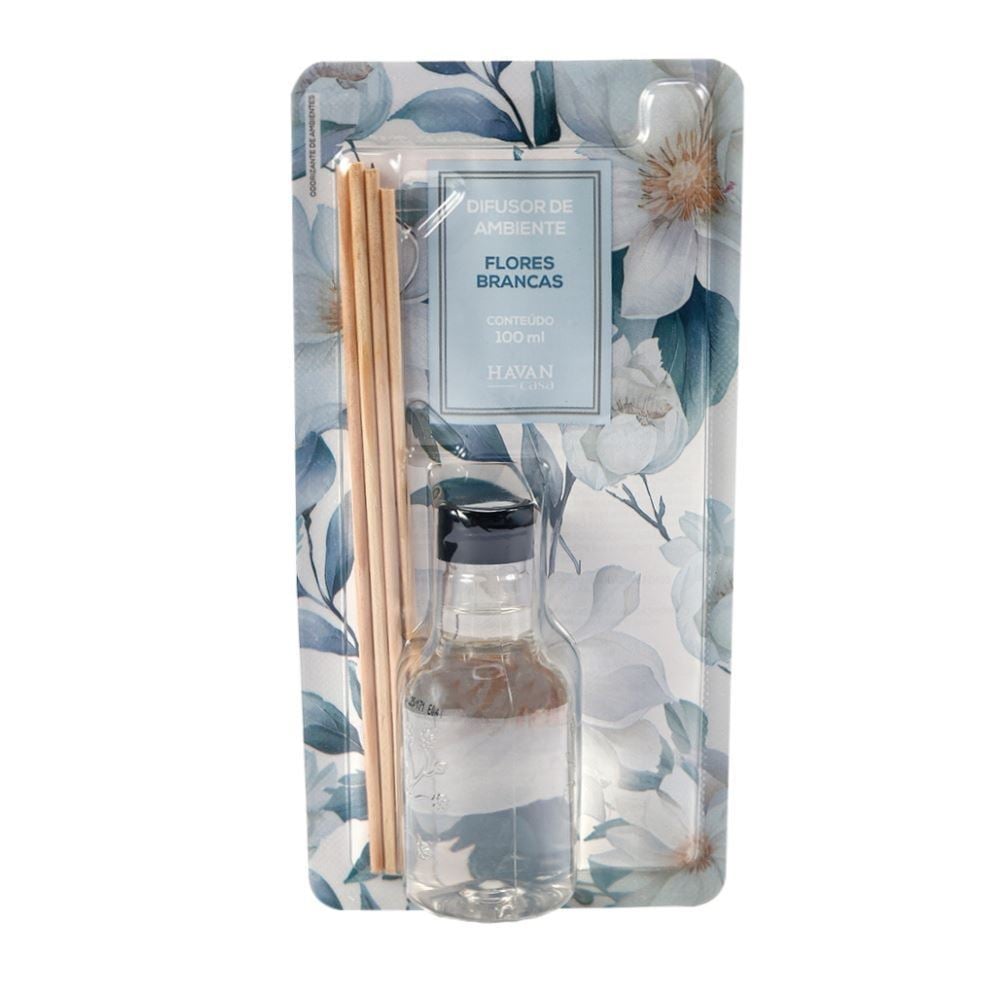Difusor de Ambientes Havan Casa 100Ml - Flores Brancas
