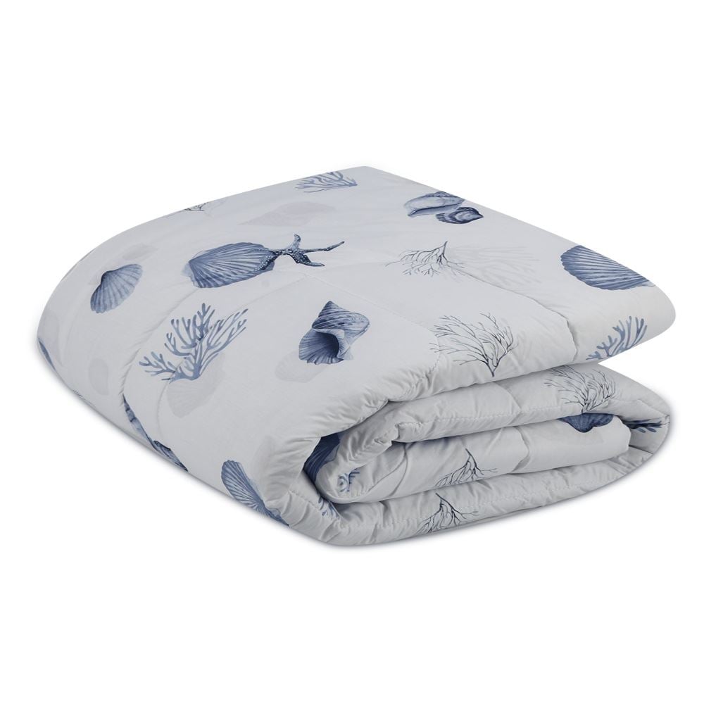 Edredom Casal 100% Algodão Buona Fortuna - Sea Jacques Azul