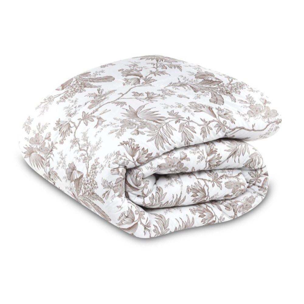 Edredom Casal 100% Algodão Buona Fortuna - Serena Cru 