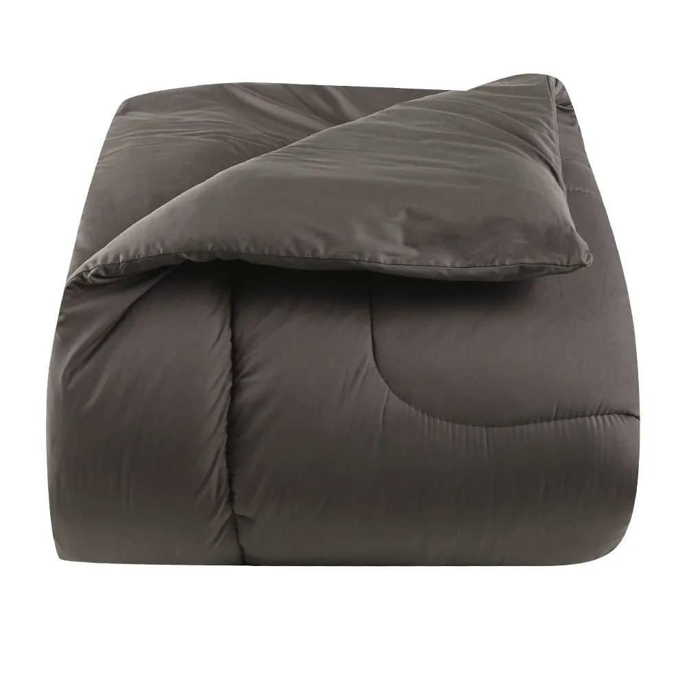 Edredom Casal 100% Algodão Buona Fortuna - Cinza