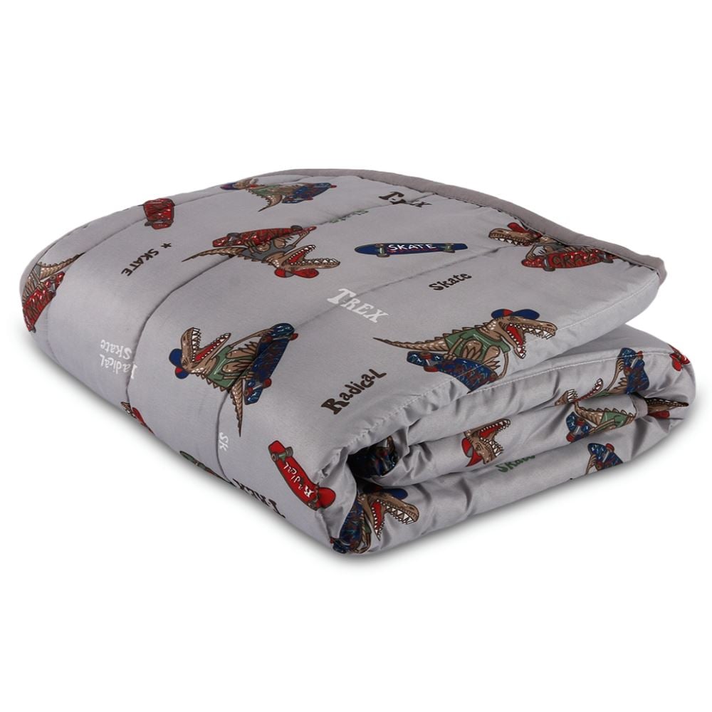 Edredom Casal Microfibra 100% Poliéster Kids Solecasa - Dino Radical