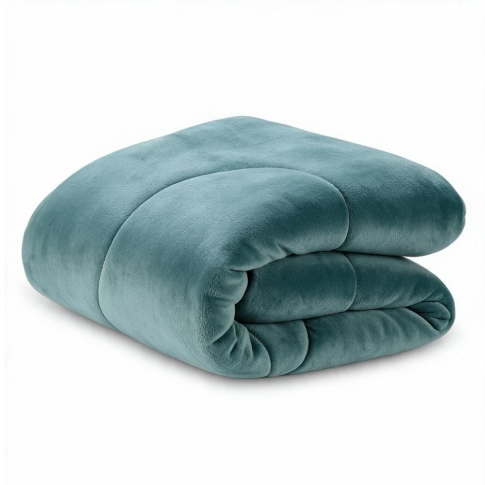 Edredom Queen Plush Inove Provence Havan Casa - Verde