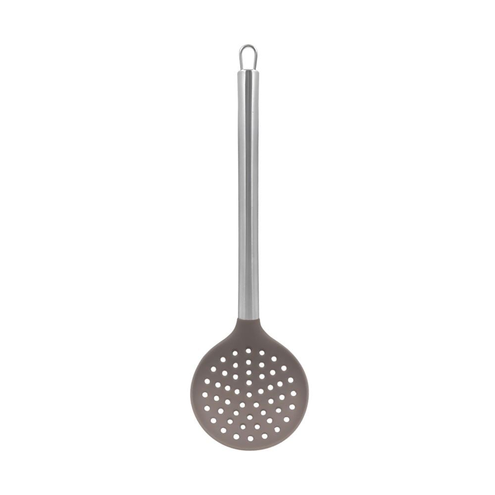 Escumadeira de Silicone 34Cm Cabo Inox Havan Casa - Cinza