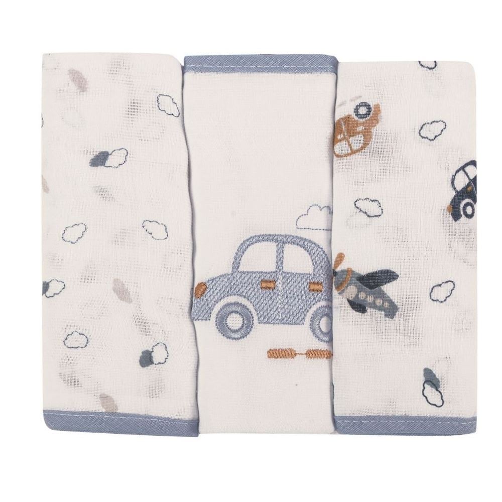 Fralda Estampada com 3 Peças Havan Baby - Carros