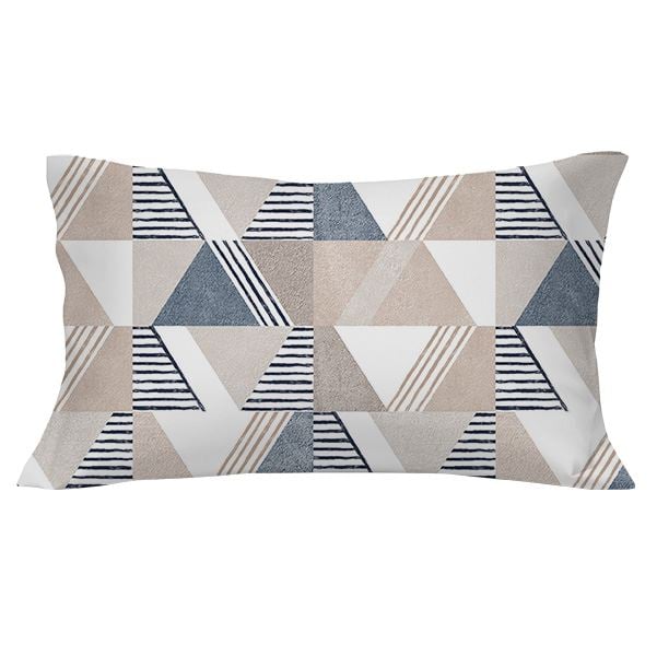 Fronha Avulsa Malha Estampada Havan Casa - RAVI/AZUL MARINHO