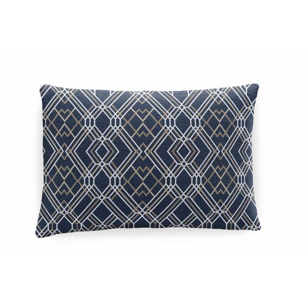 Fronha Avulsa Plush Estampada 50Cmx70cm Havan Casa - Taylor Azul