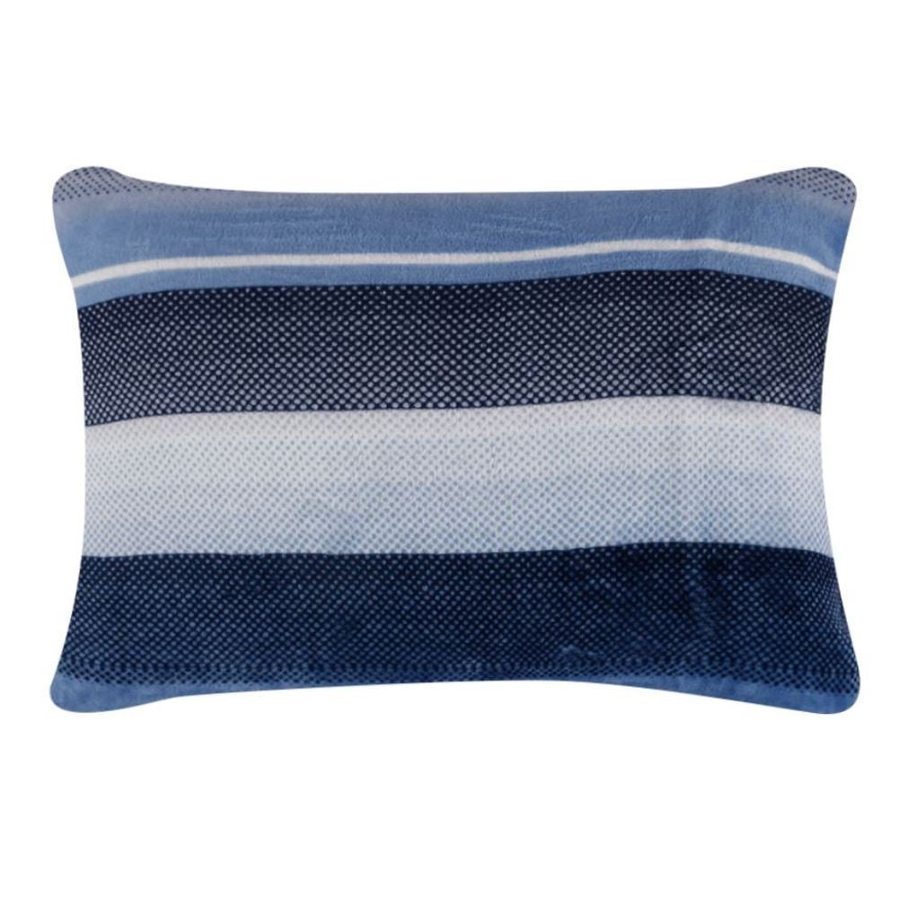 Fronha Avulsa Plush Estampada 50Cmx70cm Havan Casa - Theo Azul