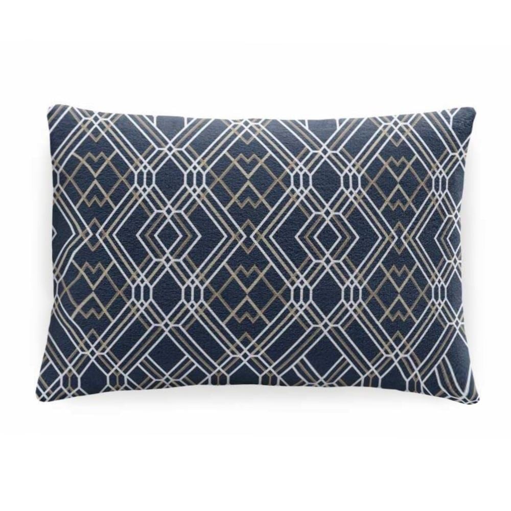 Fronha Avulsa Plush Estampada 50Cmx70cm Havan Casa - Taylor Azul
