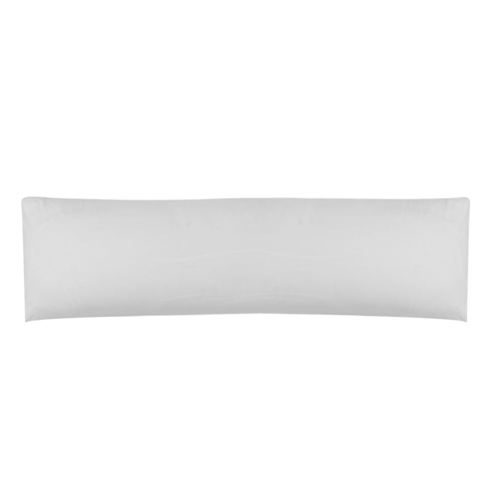 Fronha de Travesseiro Corporal 40Cm X 1,30M Buona Fortuna - Branco Liso 