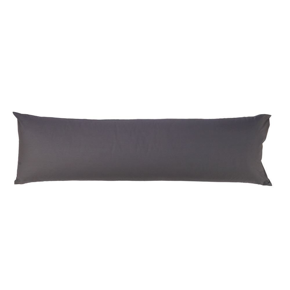 Fronha de Travesseiro Corporal 40Cm X 1,30M Buona Fortuna - Cinza Chumbo