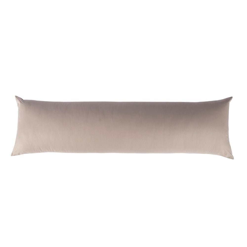 Fronha de Travesseiro Corporal 40 X 130 cm Buona Fortuna - Cinza Prata Liso