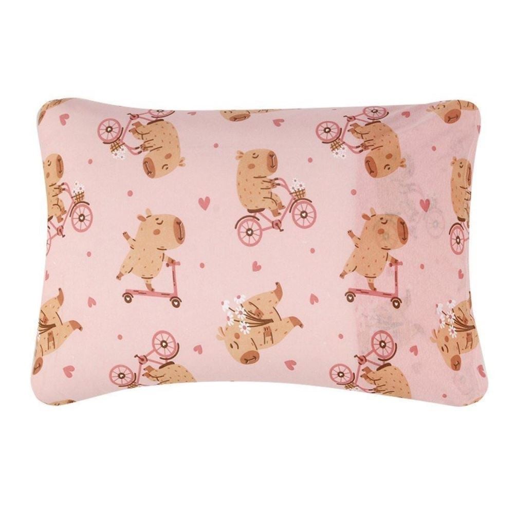 Fronha Infantil 100% Algodão Estampada Havan Kids - Capivara