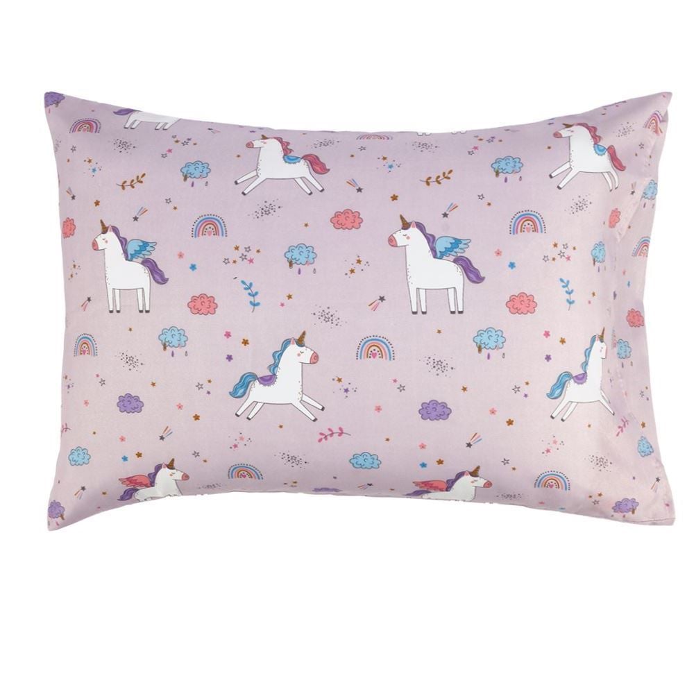 Fronha Avulsa Infantil Microfibra Havan Kids 1 Pç - Unicórnio Lilás