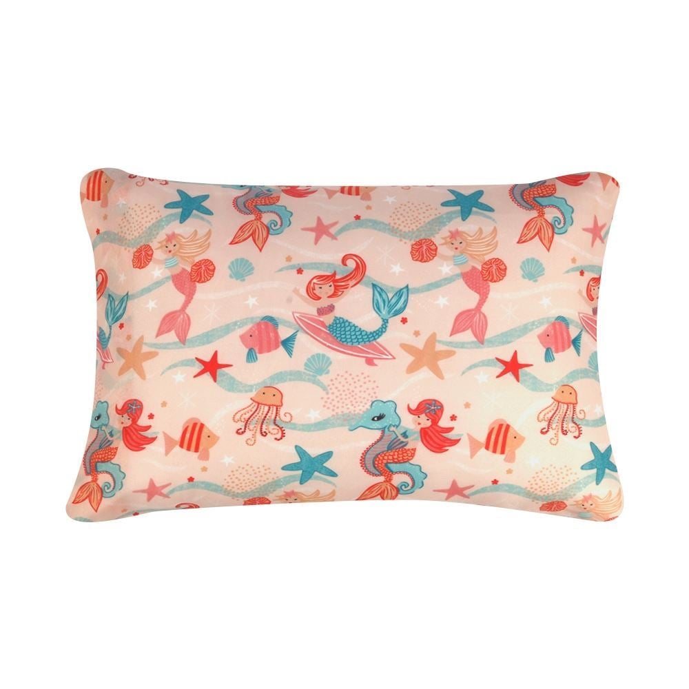 Fronha Avulsa Infantil Microfibra Havan Kids 1 Pç - Sereia Kids Salmão