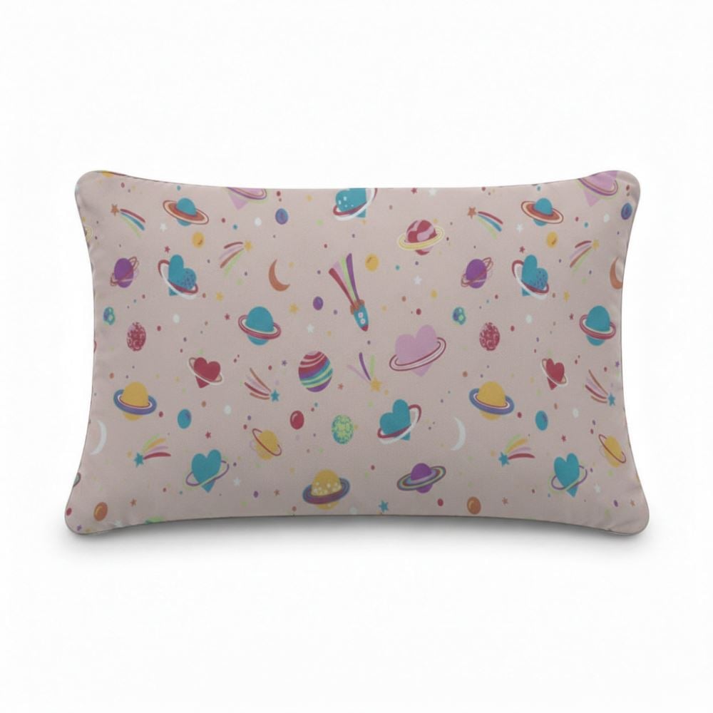 Fronha Avulsa Infantil Microfibra Havan Kids 1 Pç - Galaxy Girl Rosa