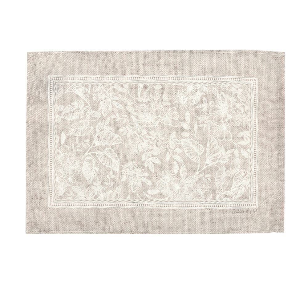 Fundo de Prato 45Cm X 31 cm Clean Renova Döhler - Alana Bege