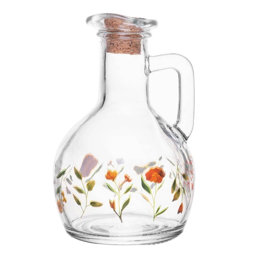 Galheteiro de Vidro com Tampa Cortiça 185Ml Lyor - Encanto