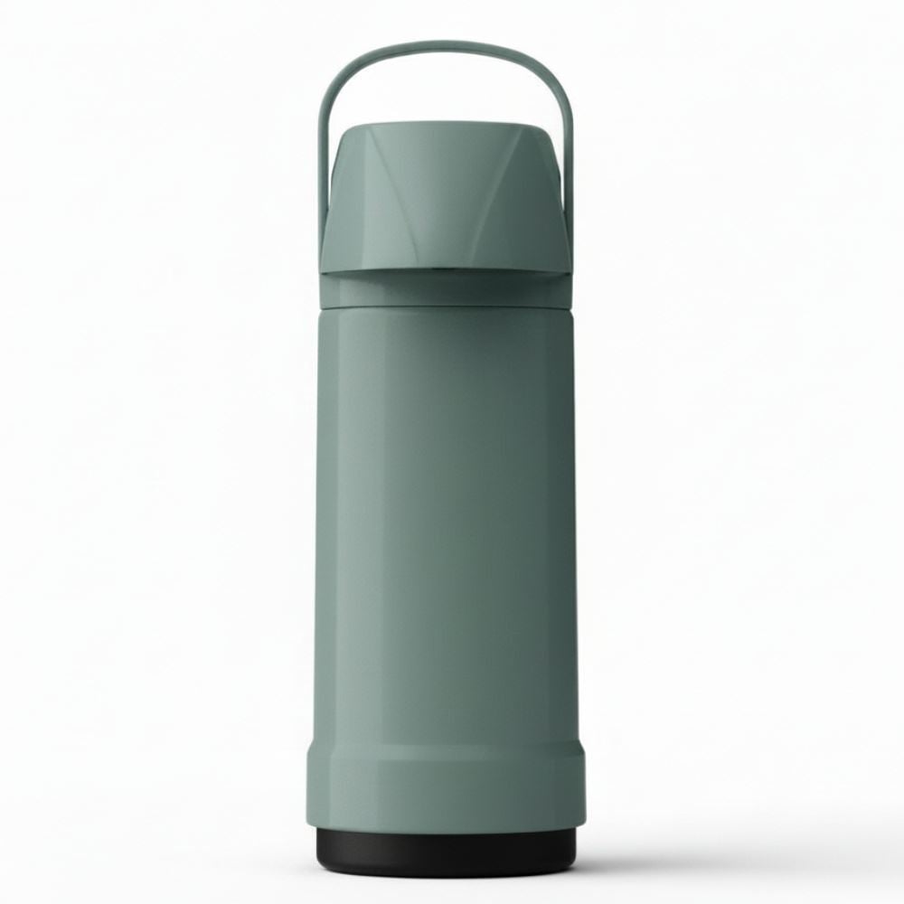 Garrafa Térmica Glt Pressão Lisa 1 Litro Invicta - Verde Salvia