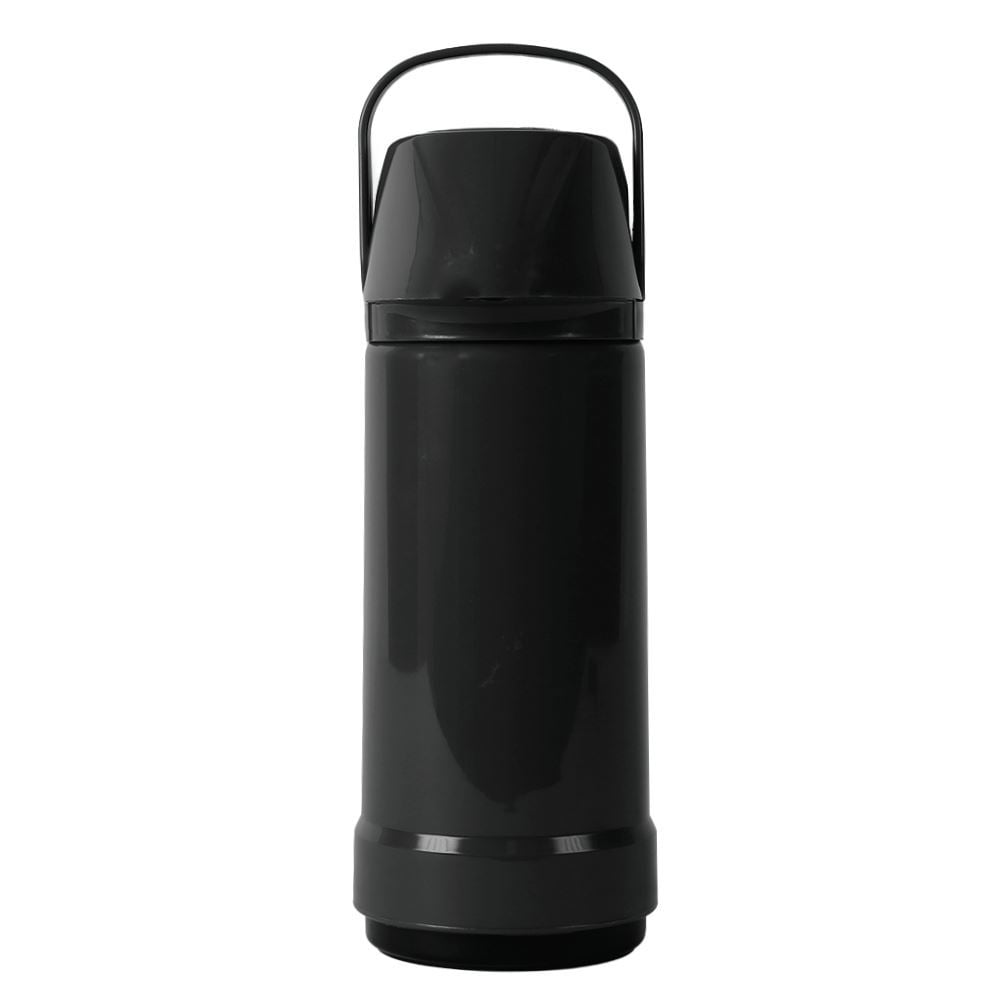 Garrafa Térmica Glt Pressão Lisa 1 Litro Invicta - Preto