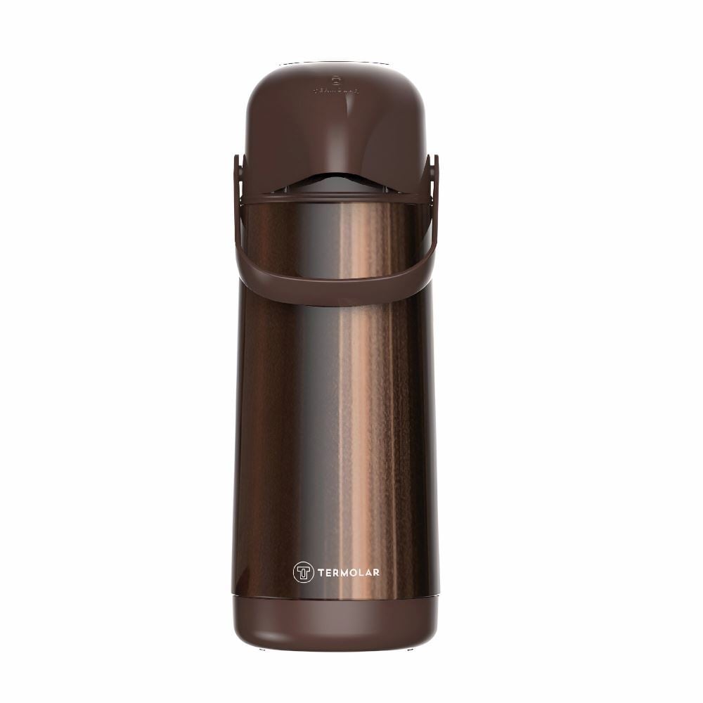 Garrafa Térmica Lumina Termolar 1 Litro - Marrom Café