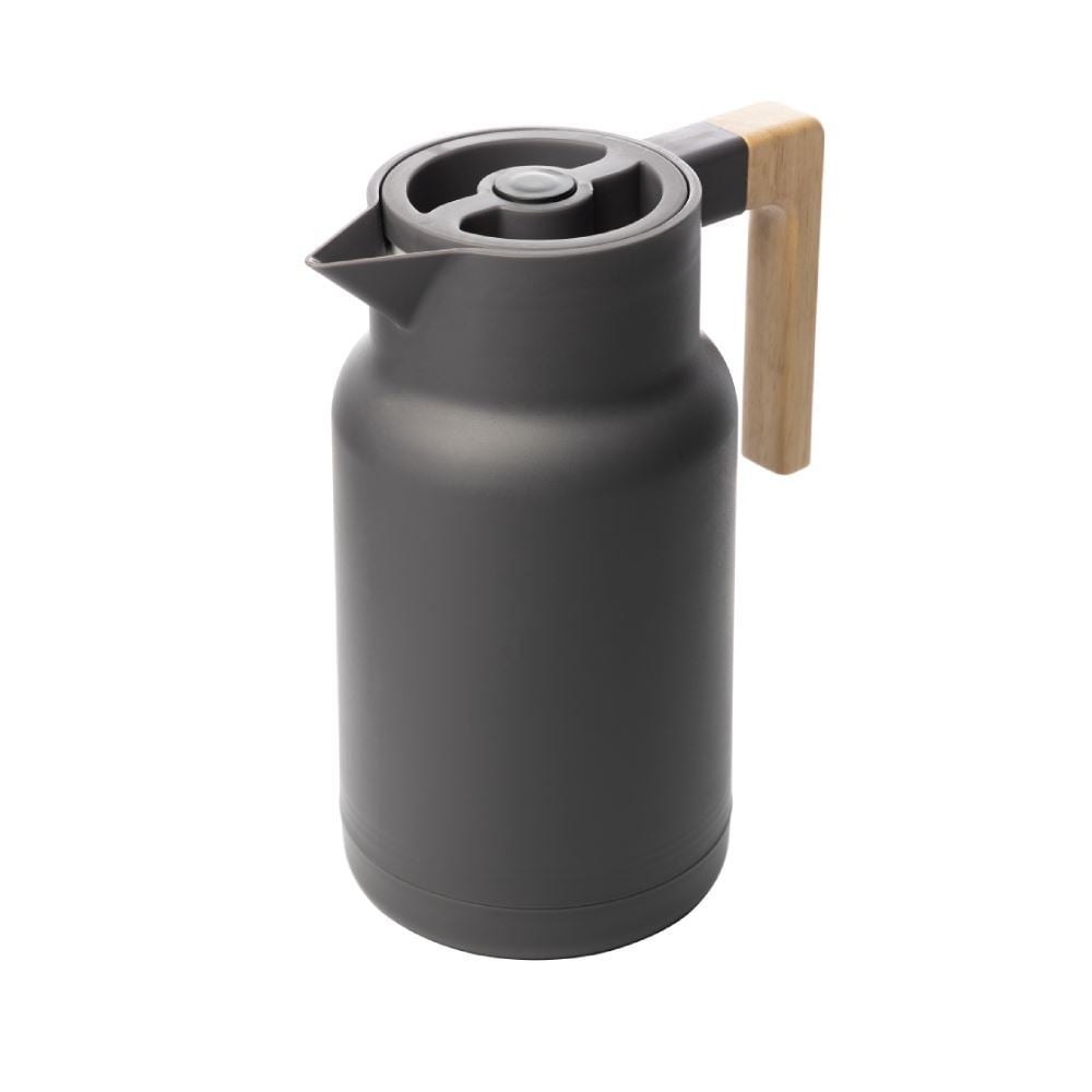 Garrafa Térmica Plastico Lyor Organic 1 Litro - Cinza