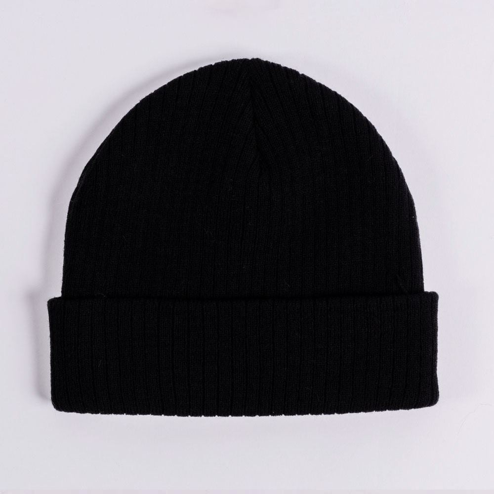Gorro Masculino Básico Em Tricot Canelado Thing Preto