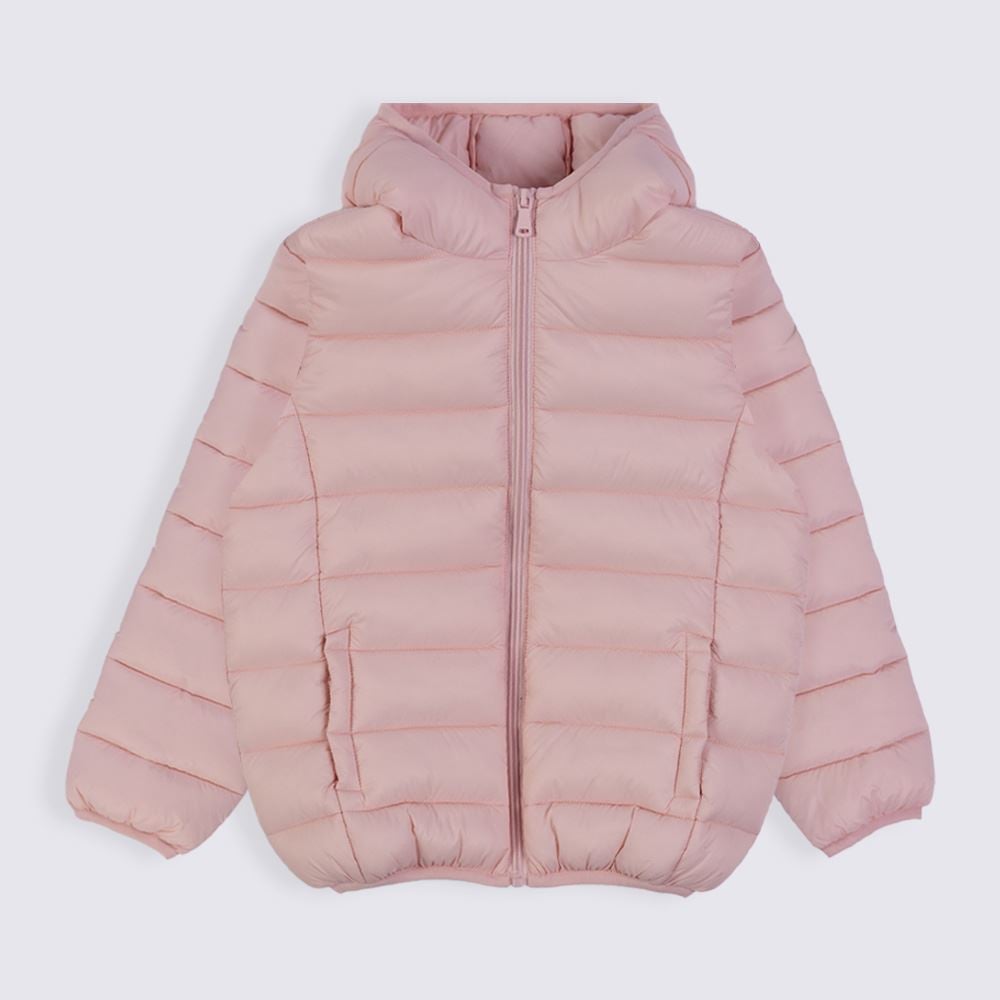 Jaqueta Infantil Aspen Menina 4 a 10 Anos Com Capuz Marmelada Rosa