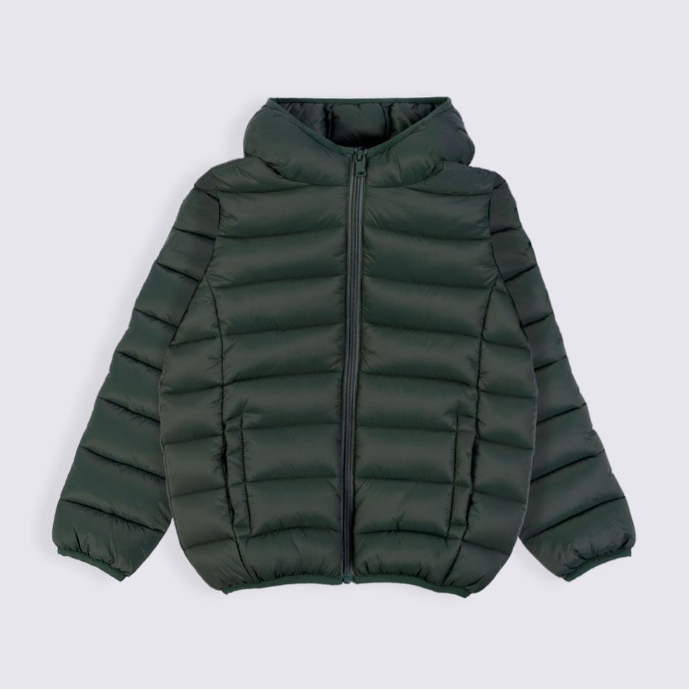 Jaqueta Infantil Aspen Menino 1 a 3 Anos Com Capuz Yoyo Kids Verde