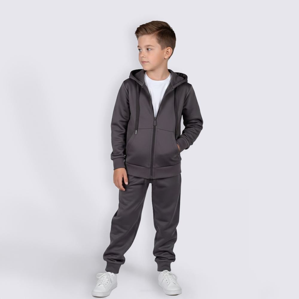 Jaqueta Infantil Menino 4 a 10 Anos Hot Dog Chumbo