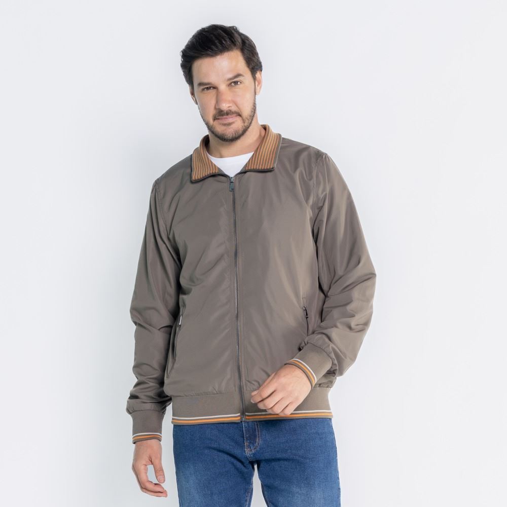 Jaqueta Masculina Corta Vento de Nylon Marc Alain Rato 181110 Tcx