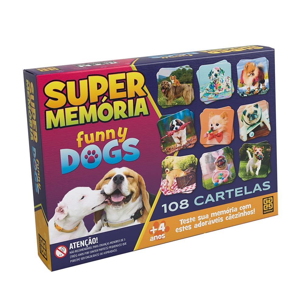 Jogo 3935 Super Memória Grow - Funny Dogz