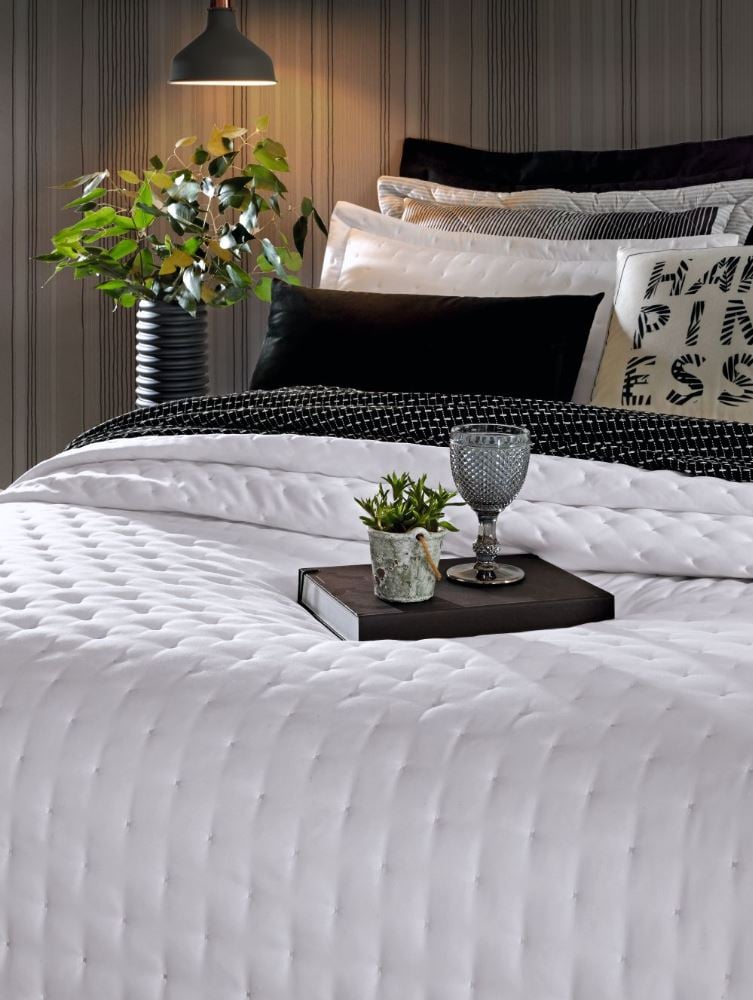 Jogo Cobre Leito Toque de Algodão Queen Havan - BRANCO