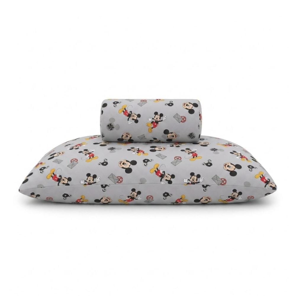 Jogo de Cama Infantil Solteiro Disney by Hedrons 2 pçs - Mickey Work Rotativo