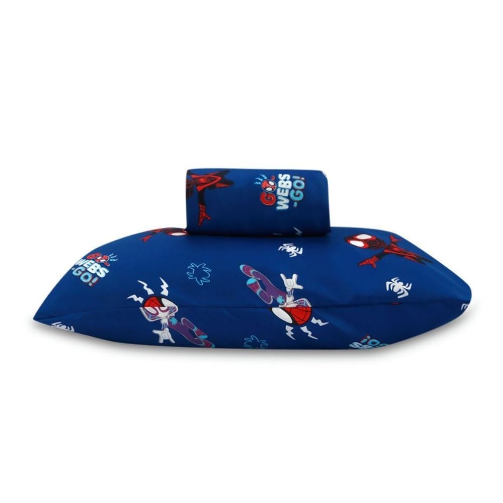 Jogo de Cama Infantil Solteiro Disney by Hedrons 2 pçs - Spidey Webs