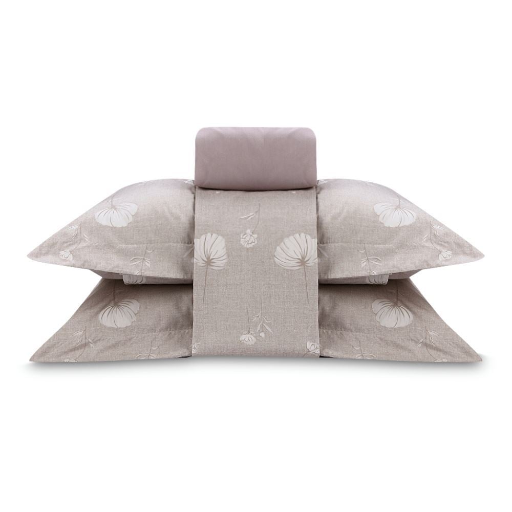 Jogo de Cama Queen Percal Buona Fortuna 4 pçs - Celina Cru