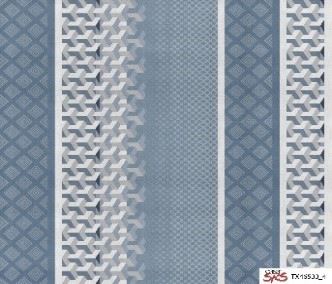 Jogo de Cama Solteiro Malha Paris Havan Casa 2 pçs - HORIZONTE AZUL/AZ JEANS