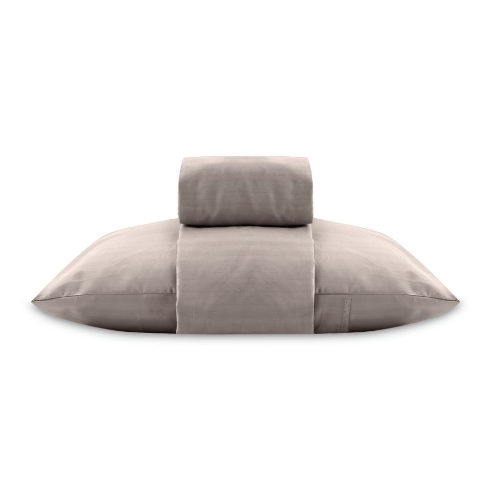 Jogo de Cama Solteiro 3 Peças Stripe Firenze Havan Casa - Bege