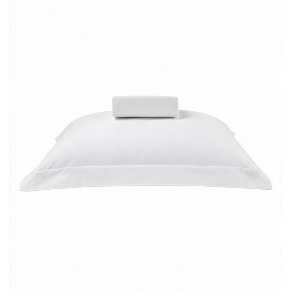 Jogo de Cama Solteiro Percal Buona Fortuna 2 pçs - Branco Liso