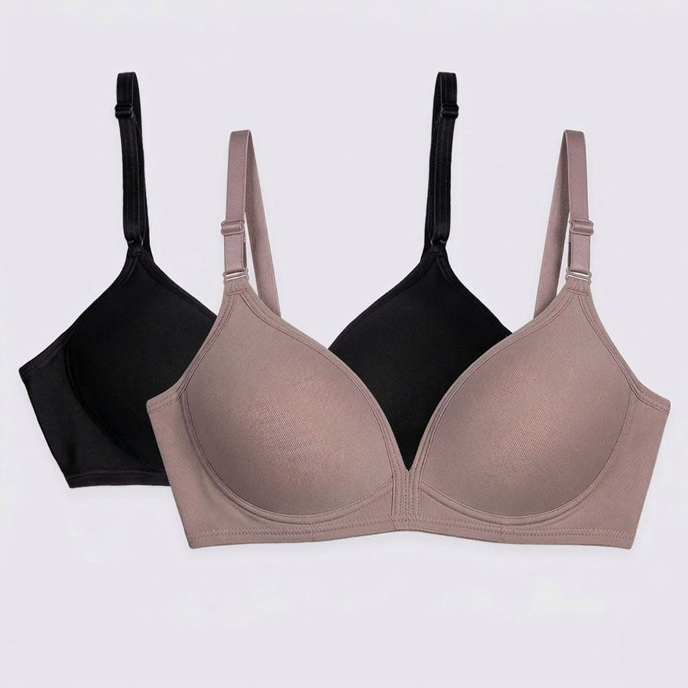 Kit 02 Sutiãs DelRio Em Poliamida Com Bojo D3