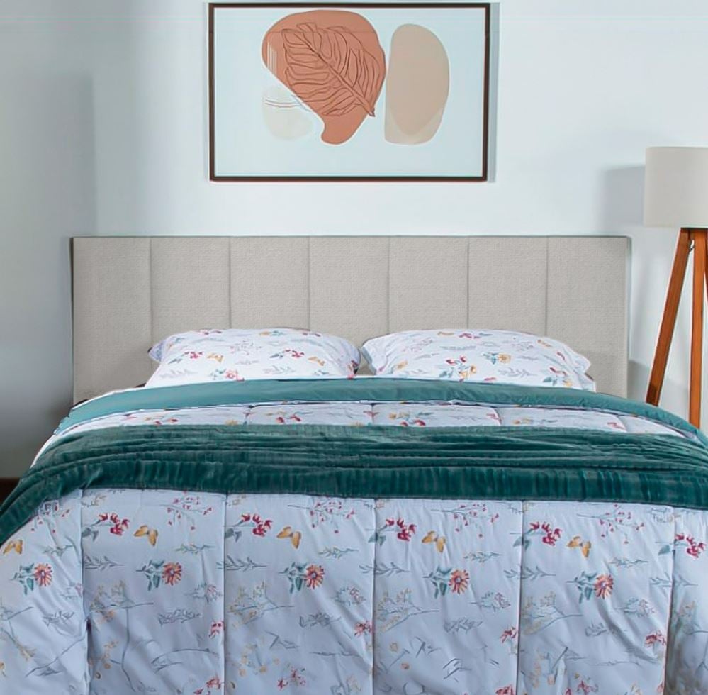 Kit Cabeceira Modular 7 Peças Mônaco Havan Casa - Bege