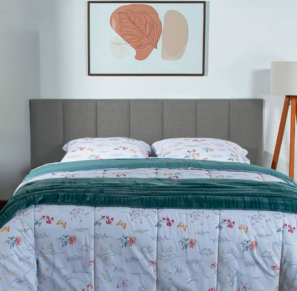 Kit Cabeceira Modular 7 Peças Mônaco Havan Casa - Cinza
