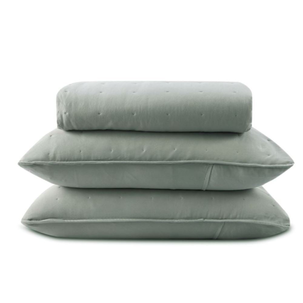 Kit Colcha Casal Elegance Havan Casa 3 pçs - Verde