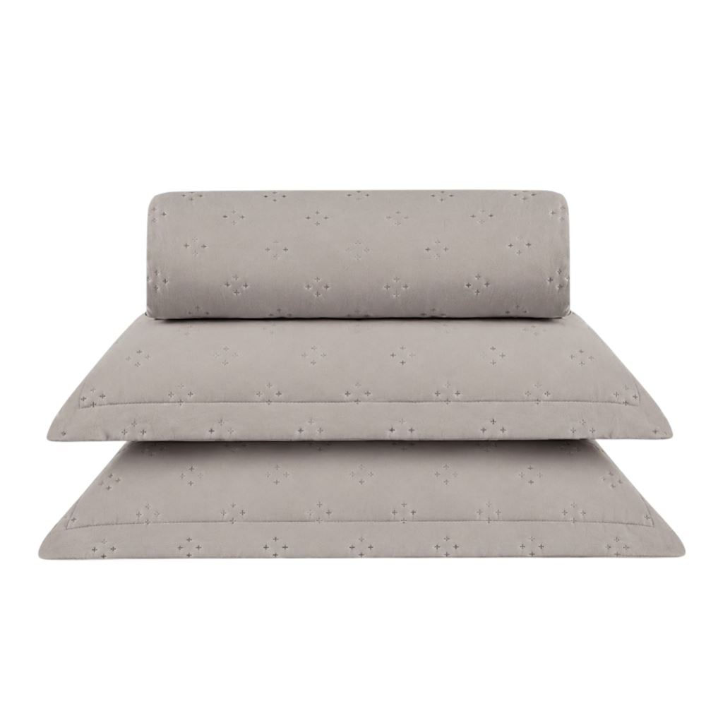 Kit Colcha Casal Elegance Havan Casa 3 pçs - Cru
