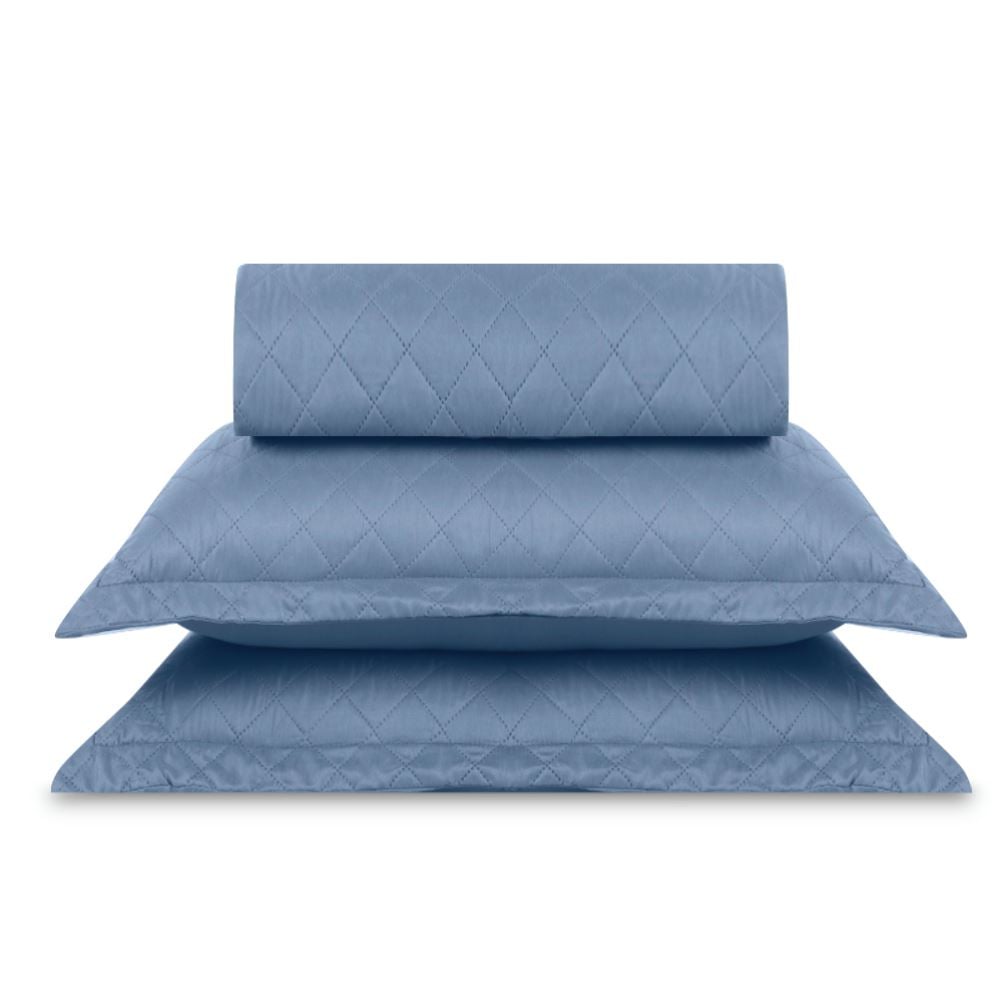 Kit Colcha King 3 Peças Versalhes/Napoli Havan Casa - Azul