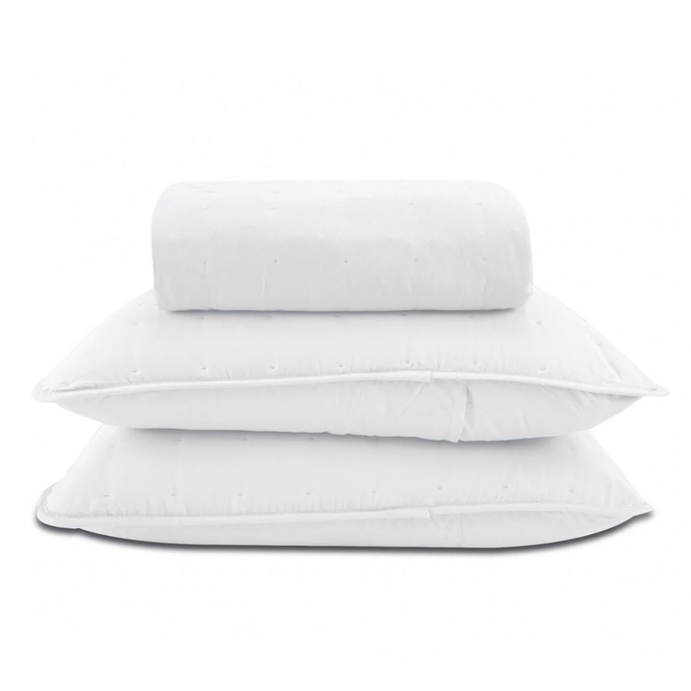 Kit Colcha Queen Elegance 3 pçs Havan Casa - Branco