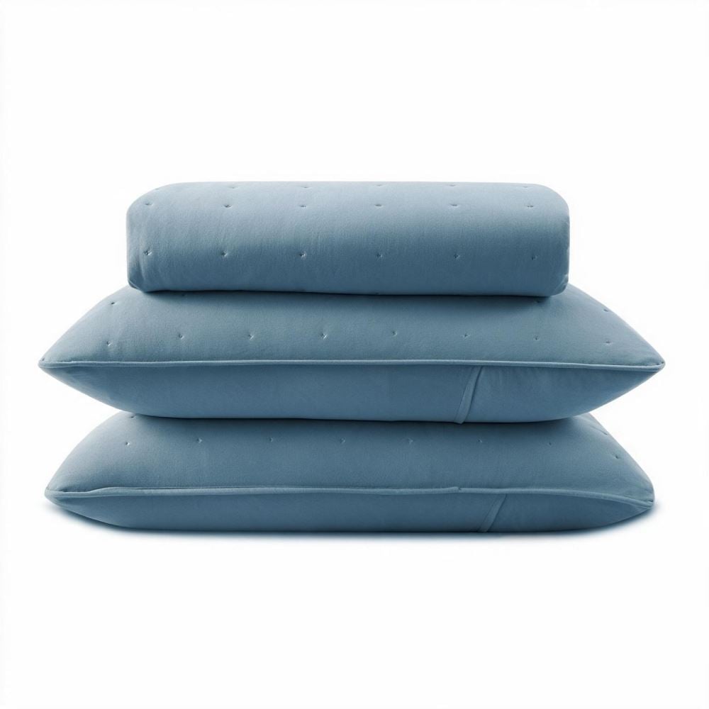 Kit Colcha Queen Elegance 3 pçs Havan Casa - Azul